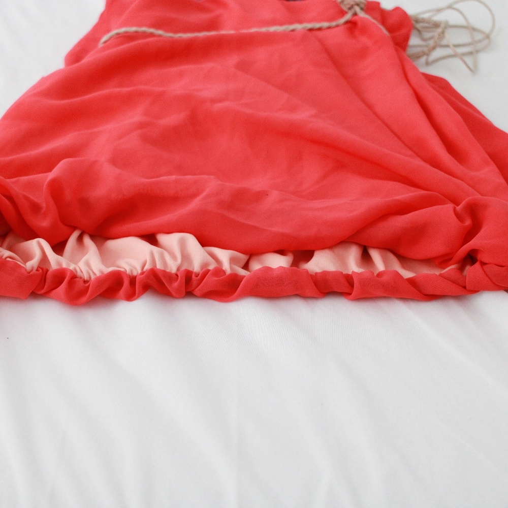CORAL MINI DRESS - Picture 7 of 7